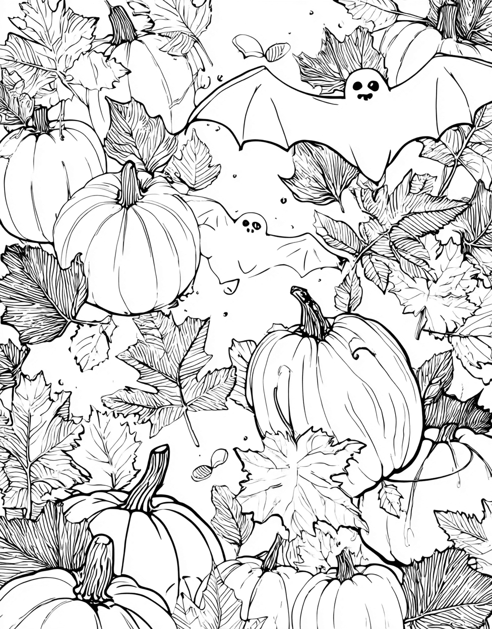 Free Printable Coloring Pages for Girls, Spooky Scenes to Shade This Halloween, Coloring Halloween Fun Dailycoloringpages, Relaxation Color Book, Seasonal Colouring Pages for Women main 9