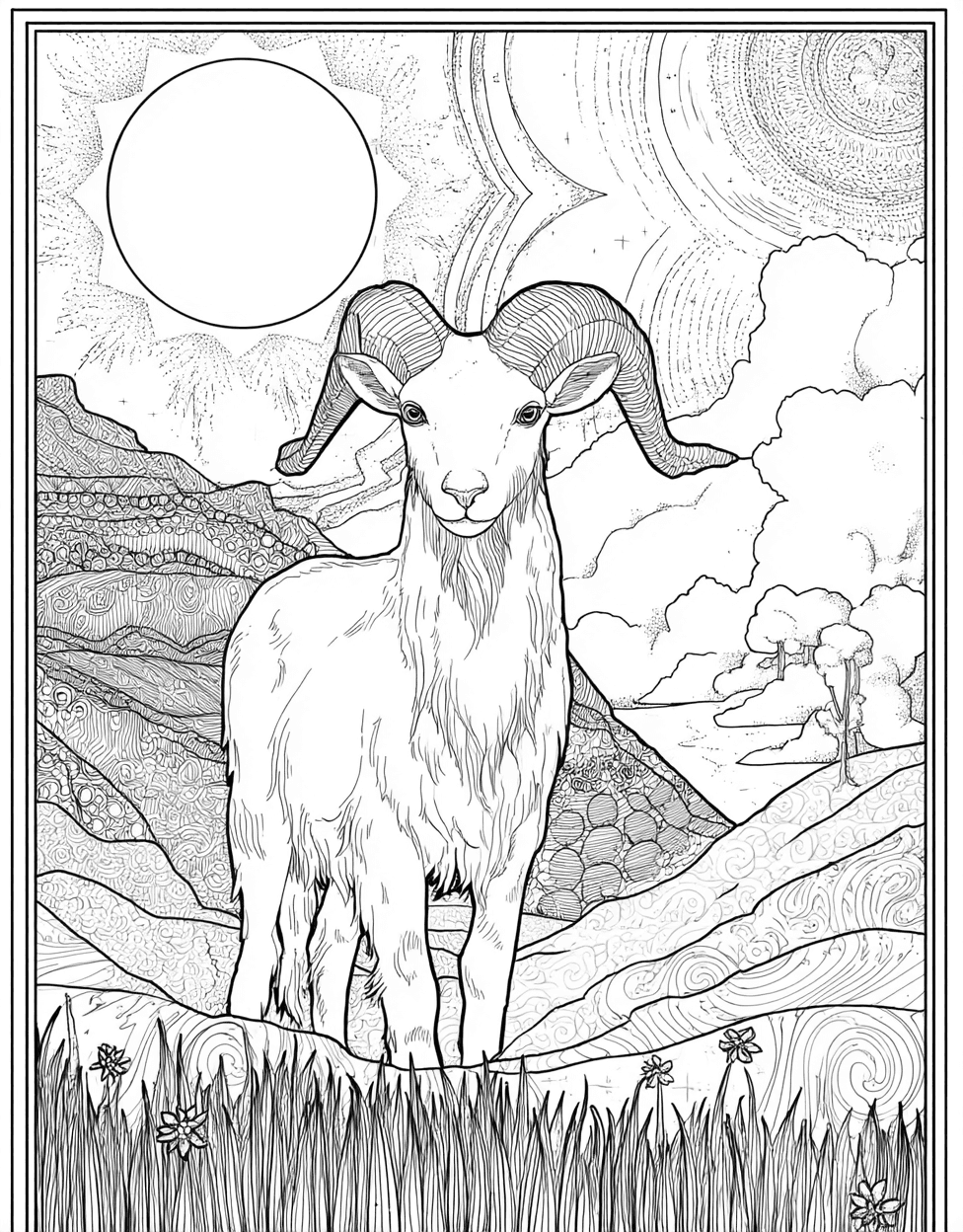 Relaxation Color Book, Fairy Tale Colouring Pages for Adults, Chimera Coloring, Chimera Dreams Artful Pages Await, Advanced Free Printable Coloring Pages for Children main 2