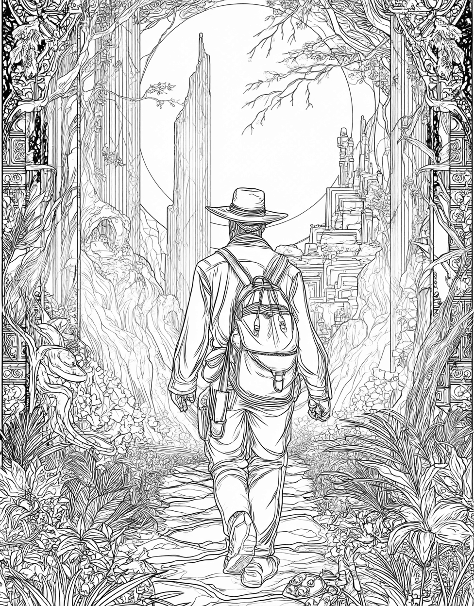 Relaxation Color Book, Adventure Colouring Pages for Teen, Adventure Awaits Explorers Art Journey, Sticker Windows Generator Explorer, Advanced Free Printable Coloring Pages for Children main 3