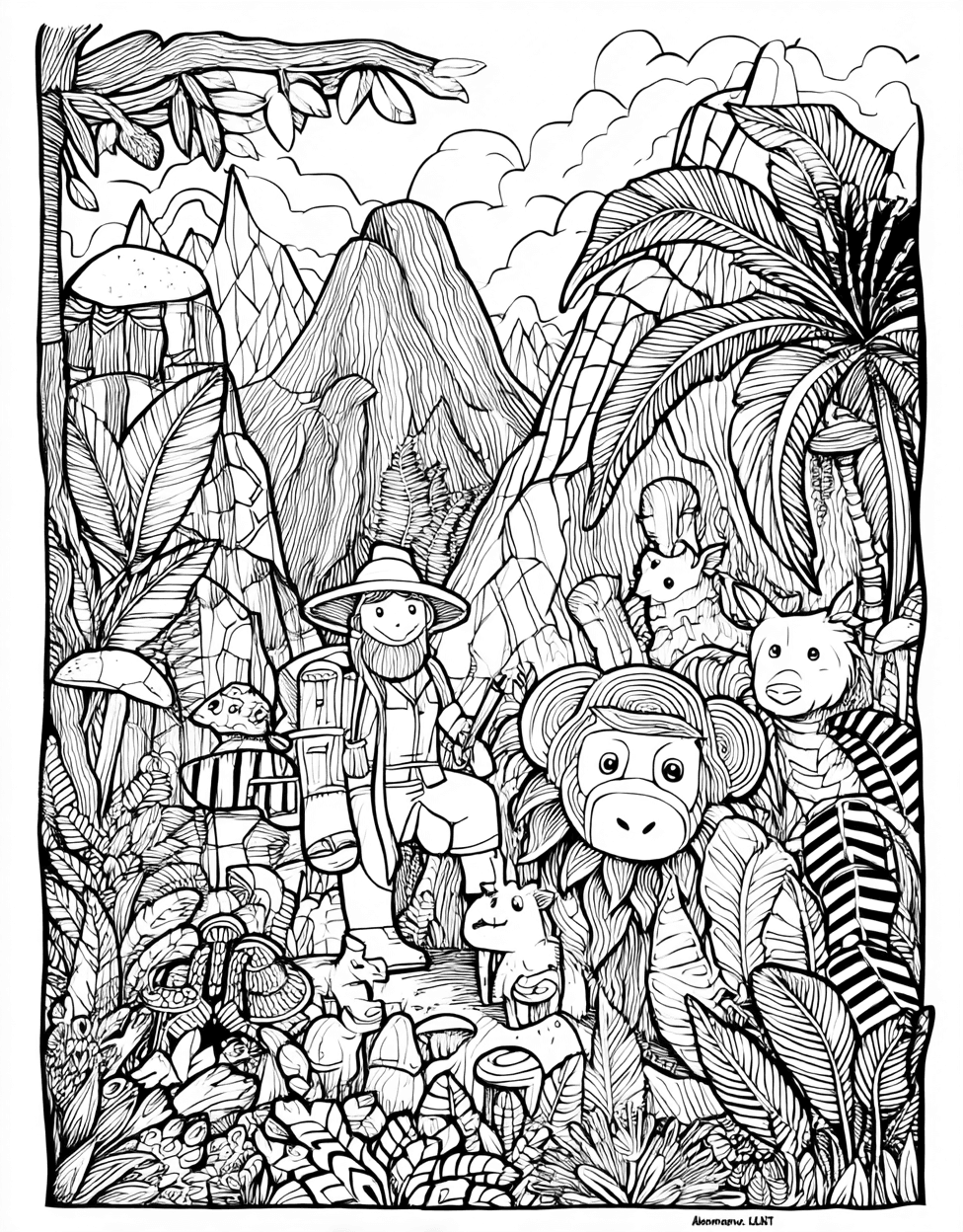 Relaxation Color Book, Adventure Colouring Pages for Teen, Adventure Awaits Explorers Art Journey, Sticker Windows Generator Explorer, Advanced Free Printable Coloring Pages for Children main 6