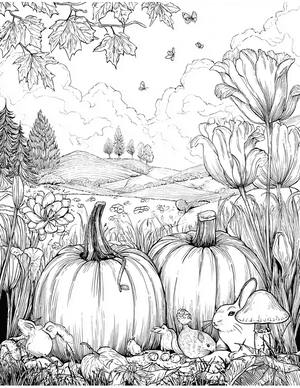Free Pumpkin Free Coloring Pages - 8