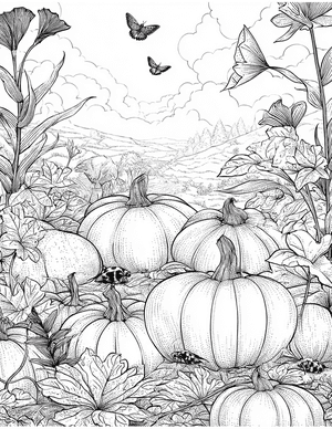 Free Pumpkin Free Coloring Pages - 11