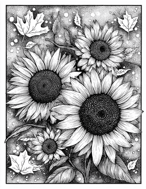 Free Sunflower Free Coloring Pages - 7