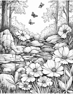 Free Windflower Coloring Pages - 3