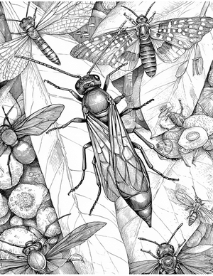 Free Ichneumon Coloring Pages - 0
