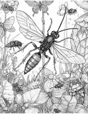 Free Ichneumon Coloring Pages - 2