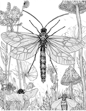 Free Ichneumon Coloring Pages - 4