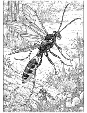 Free Ichneumon Coloring Pages - 7