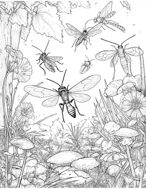 Free Ichneumon Coloring Pages - 8