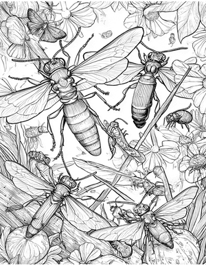 Free Ichneumon Coloring Pages - 9