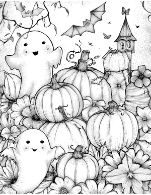 Free Halloween Coloring Pages - 0