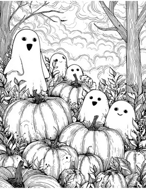 Free Halloween Coloring Pages - 4
