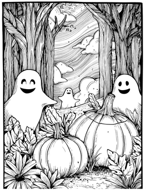 Free Halloween Coloring Pages - 6