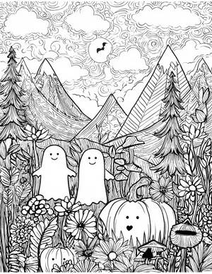 Free Halloween Coloring Pages - 8