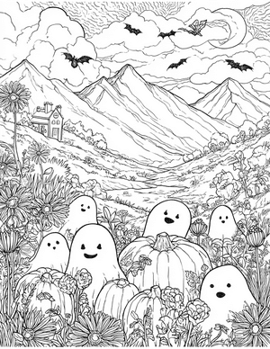 Free Halloween Coloring Pages - 9