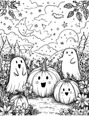 Free Halloween Coloring Pages - 10