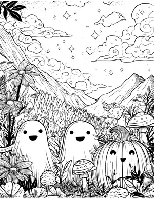 Free Halloween Coloring Pages - 11