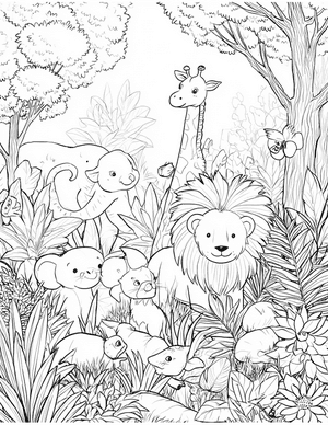 Free Explorers Coloring Pages - 0