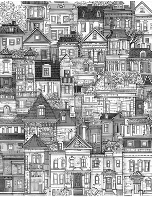 Free House Coloring Pages - 2