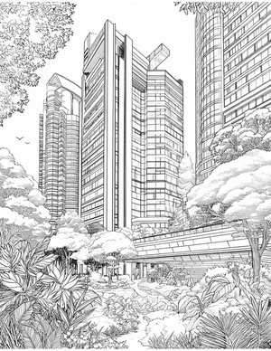 Free Office Coloring Pages - 4