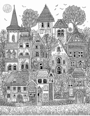 Free House Coloring Pages - 4