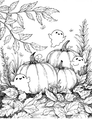 Free Halloween Coloring Pages - 2
