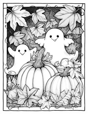 Free Halloween Coloring Pages - 3