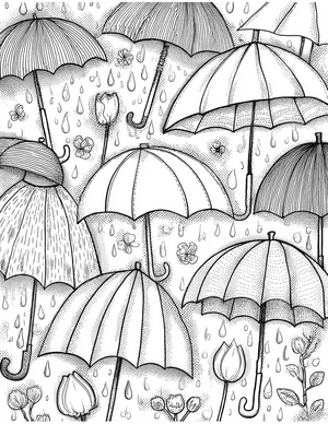 Free Raincoat Coloring Pages - 5