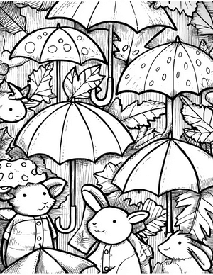 Free Raincoat Coloring Pages - 8