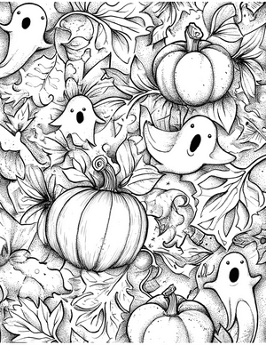 Free Halloween Coloring Pages - 11