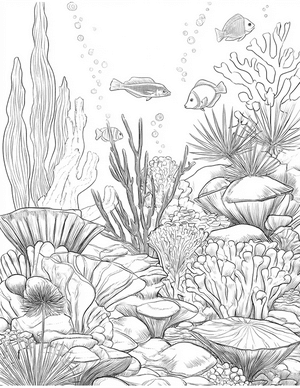 Free Sea sponge Coloring Pages - 5