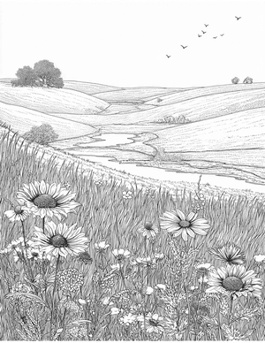 Free Prairie Coloring Pages - 5