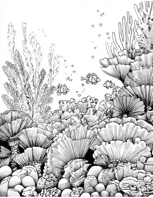 Free Sea sponge Coloring Pages - 7