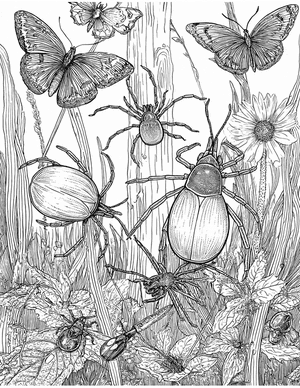 Free Tick Coloring Pages - 1