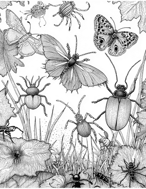 Free Tick Coloring Pages - 2