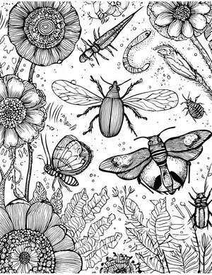 Free Tick Coloring Pages - 7