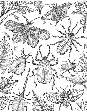 Free Tick Coloring Pages - 8
