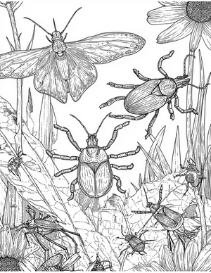 Free Tick Coloring Pages - 10