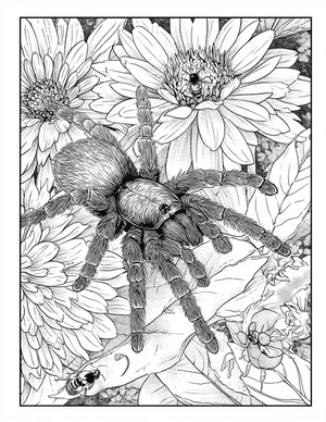 Free Tarantula Coloring Pages - 11