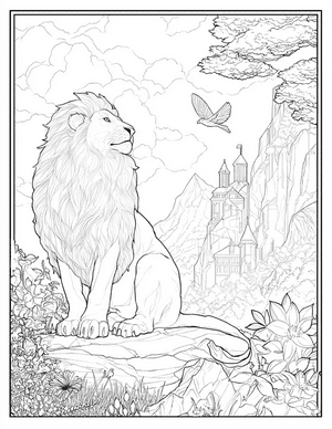 Free Chimera Coloring Pages - 2