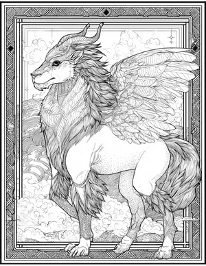 Free Chimera Coloring Pages - 3