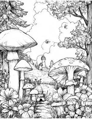 Free Gnome Coloring Pages - 5