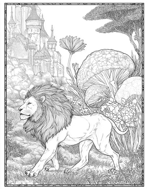 Free Chimera Coloring Pages - 5