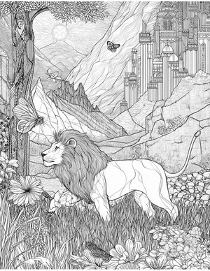 Free Chimera Coloring Pages - 6