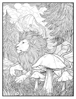 Free Chimera Coloring Pages - 8