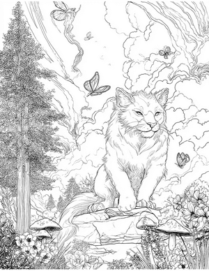 Free Chimera Coloring Pages - 9