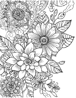 Free Henna Coloring Pages - 0