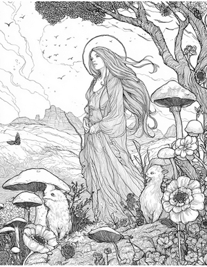 Free La Llorona Coloring Pages - 0