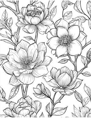 Free Henna Coloring Pages - 5