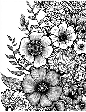 Free Henna Coloring Pages - 6